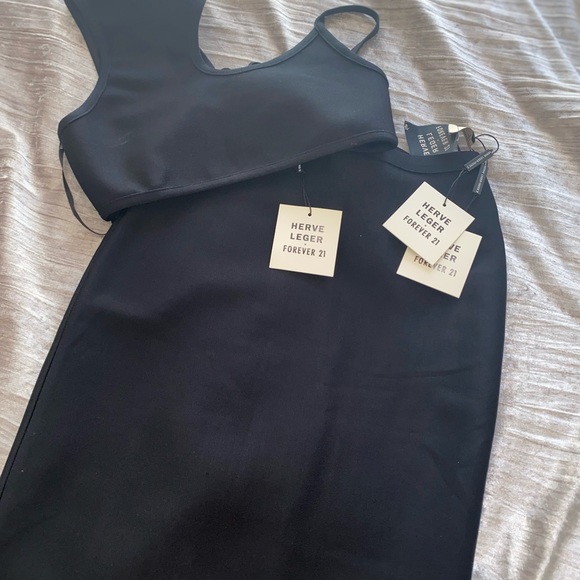 Herve leger black skirt set size small Nwt - Picture 4 of 4